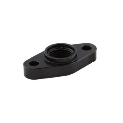 TS-0804-1011 Turbosmart Billet Turbo Drain adapter with Silicon O-ring. 50.8mm Mounting Holes - T3/T4 style fit.