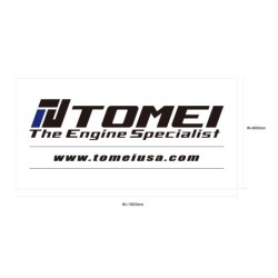 TG301B-0000A TOMEI BANNER ENGINE SPECIALIST WHITE