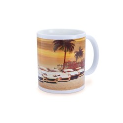 TG601A-NS00E TOMEI MUG WHITE Z CAR SUNSET HUNTINGTON BEACH