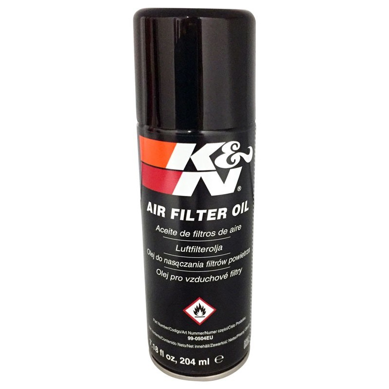 99-0504EU K&N Air Filter Oil - 7.18 oz  204ml Aerosol - International