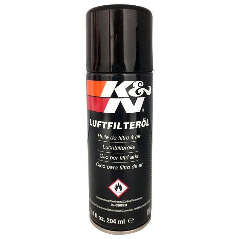 99-0506EU K&N Air Filter Oil - 7.18 fl oz/204 ml Aerosol - Non-US