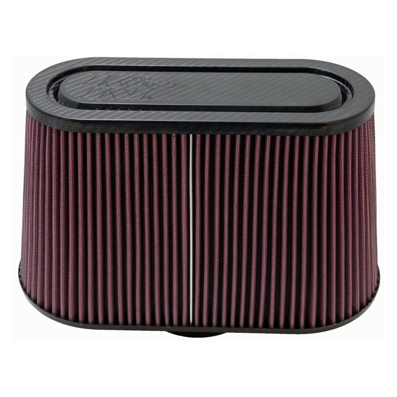 RP-5103 K&N Universal Air Filter - Carbon Fiber Top and Base