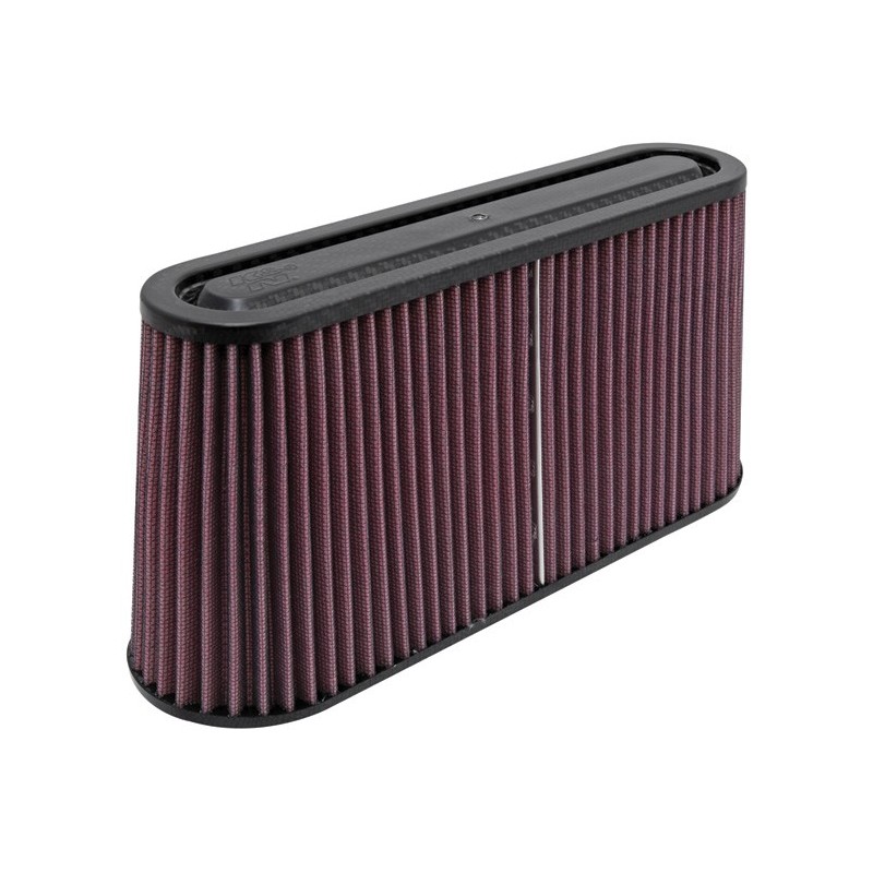 RP-5105 K&N Universal Air Filter - Carbon Fiber Top and Base