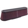 RP-5161 K&N Universal Air Filter - Carbon Fiber Top and Base