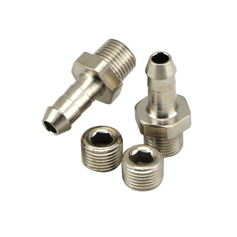 TS-0550-3008 Turbosmart 1/8th NPT 6mm Hose Tail Fittings & Blanks