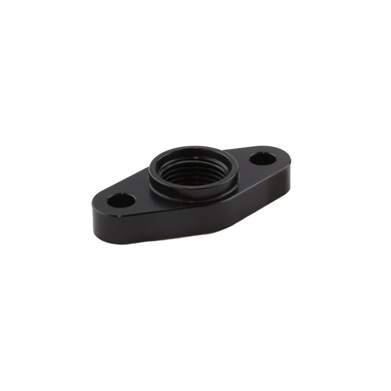 TS-0804-1011 Turbosmart Billet Turbo Drain adapter with Silicon O-ring. 50.8mm Mounting Holes - T3/T4 style fit.